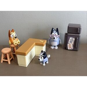 Bluey Replacement Kitchen Counter Fridge Stools Furniture Figures Accessories